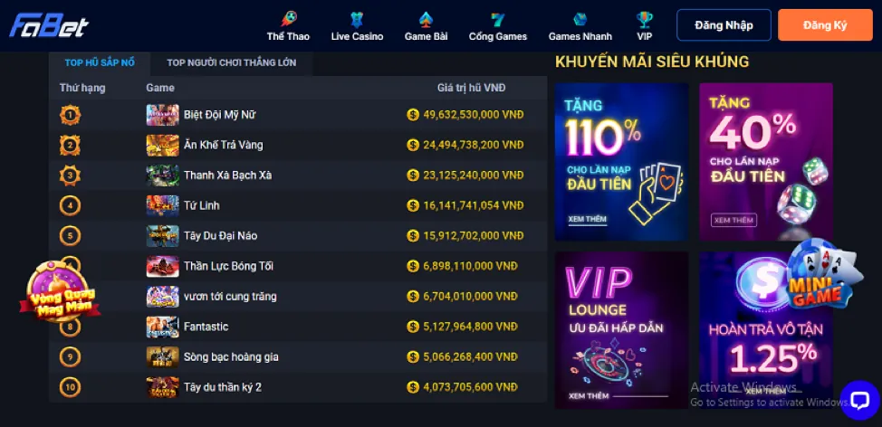 Các chương trình khuyến mãi và sự kiện đặc biệt của sky88